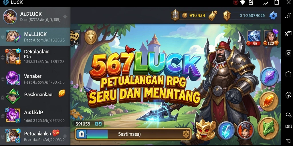 Tampilan gameplay 567LUCK yang penuh aksi dan strategi.