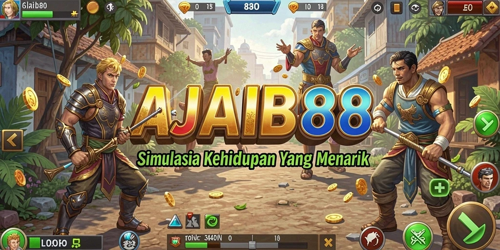 Gameplay penuh warna dan interaktif di AJAIB88.