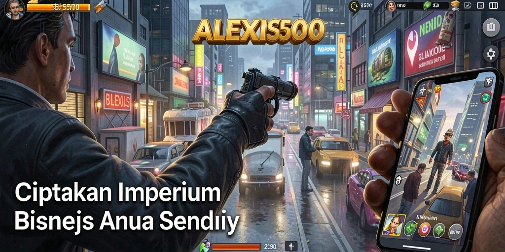 Tampilan gameplay ALEXIS500 yang menarik dan interaktif.