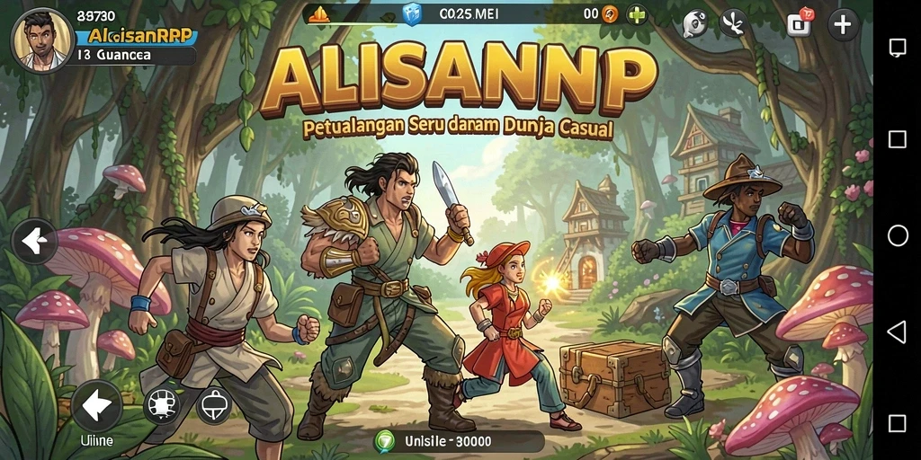 Gameplay seru dan penuh warna dari ALISANRP.