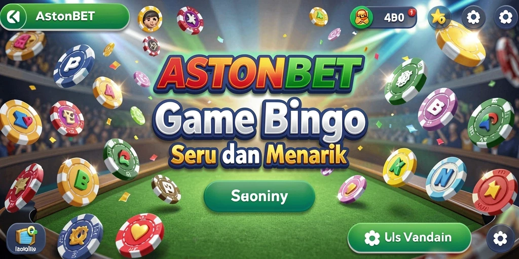Tampilan gameplay menarik dari game Bingo ASTONBET.