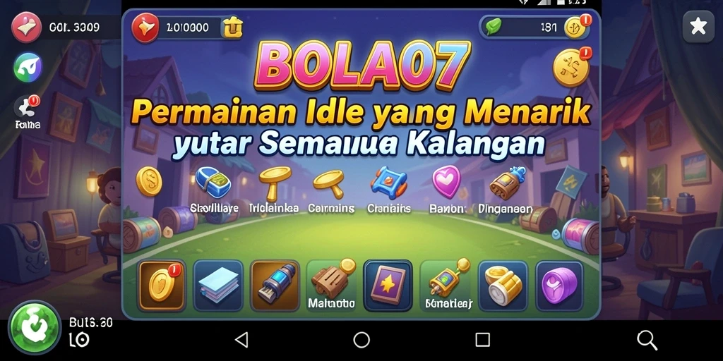 Tampilan gameplay menarik di BOLA07 dengan suasana yang ceria.