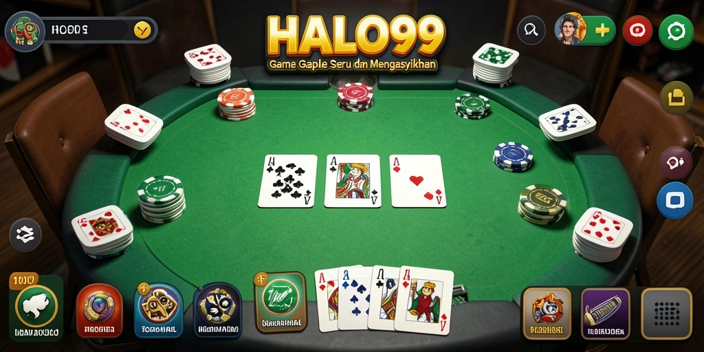 Gameplay seru di HALO99 dengan teman-teman.