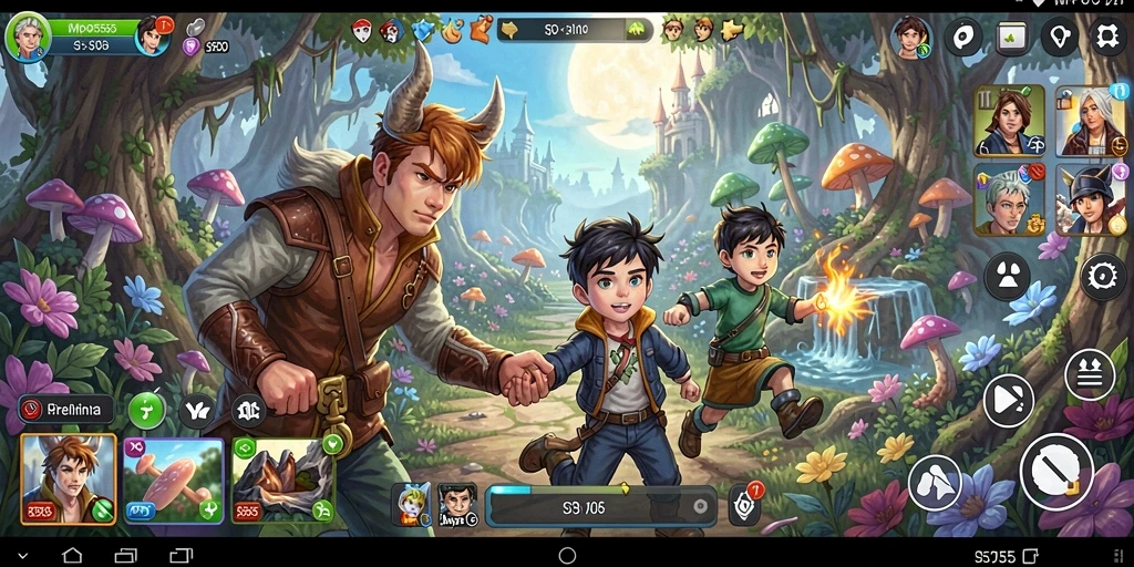 Tampilan gameplay MPO555 dengan aksi petualangan yang mendebarkan.