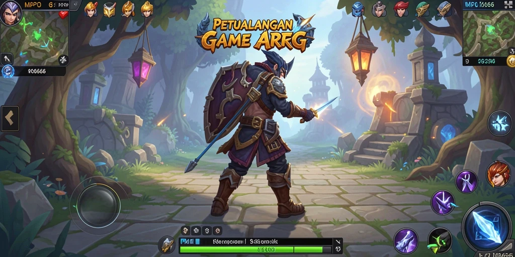 Tampilan gameplay ARPG yang mendebarkan dan seru di MPO666.