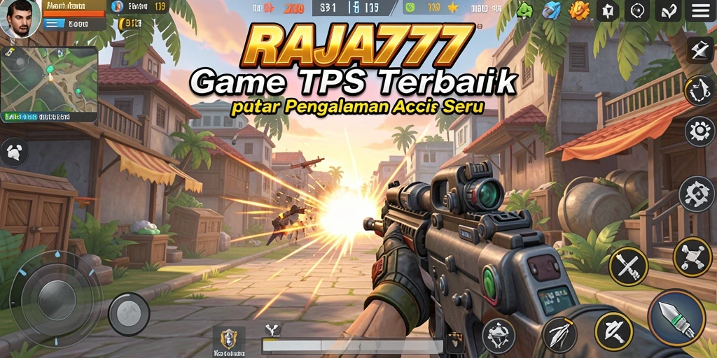 Gameplay seru dari RAJA777 dalam aksi tembak-menembak.