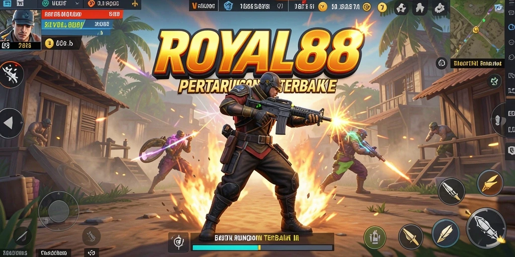 Gambar gameplay intens di ROYAL88 saat pertarungan berlangsung.
