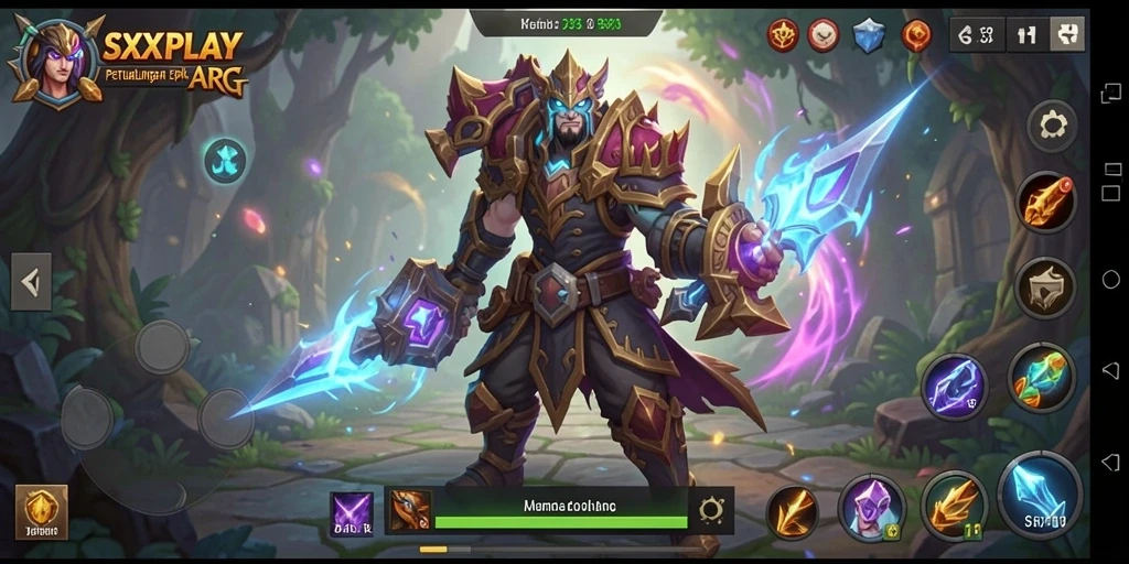 Tampilan gameplay SXXPLAY yang menampilkan aksi dan pertarungan menegangkan.