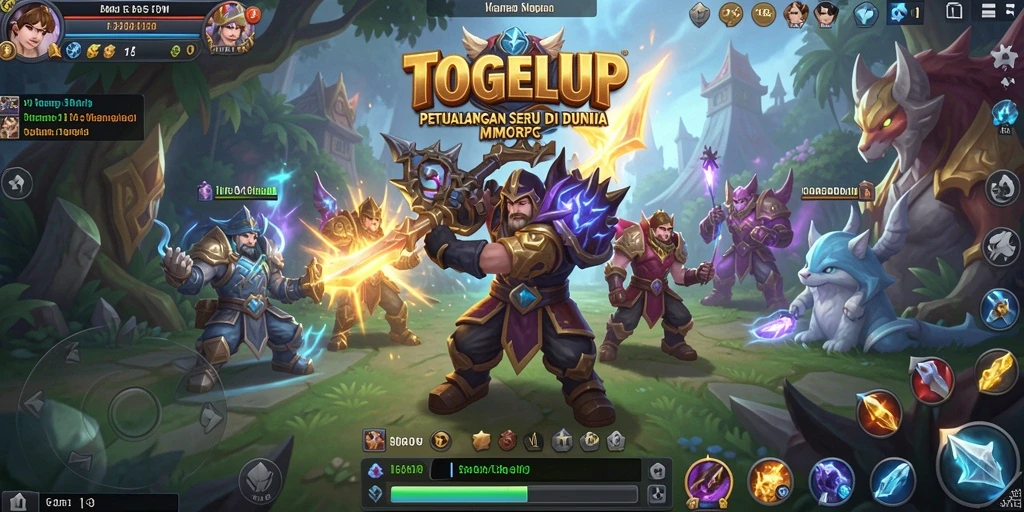 Tangkapan layar gameplay <strong>TOGELUP</strong> yang menunjukkan aksi seru dalam game MMORPG.
