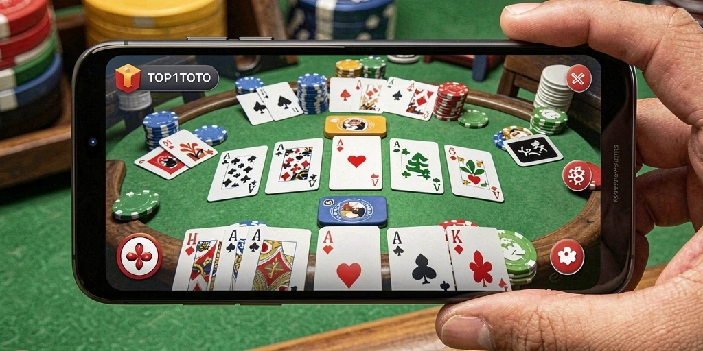 Screenshoot utama dari gameplay Gaple yang mendebarkan.