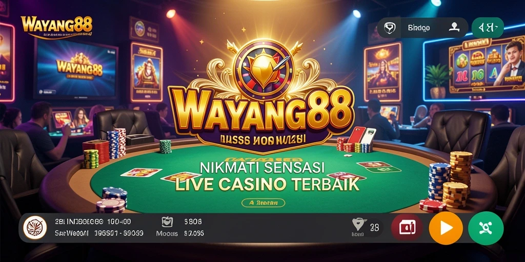 Tampilan gameplay Live Casino yang menarik di WAYANG88.